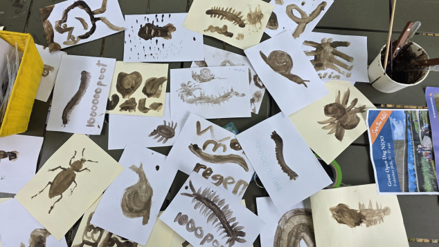 Bodemschilderingen Aardbewonersfestival Artis