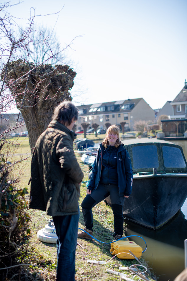 Rosan van Halsema met burgerwetenschapper