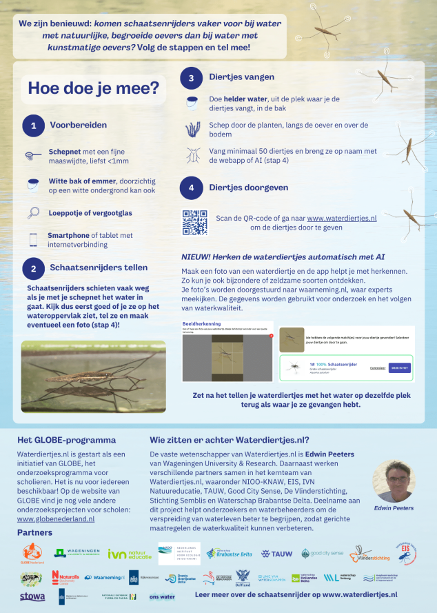 Waterdiertjes flyer achterkant