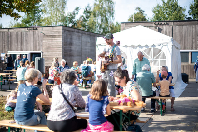 Muziek door Biomusica tijdens de Open Dag