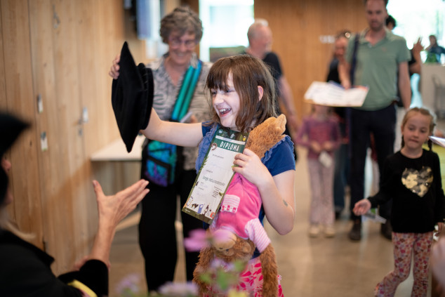 Diploma jonge onderzoekers op de Open Dag