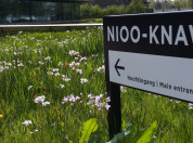 Hoofdingang NIOO-gebouw, main entrance NIOO
