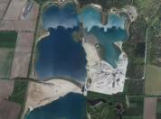 Luchtfoto diepe plassen