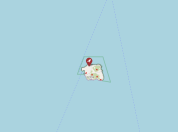 Map of Linosa Island, Italy
