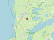 Map of Southwest Friesland, Netherlands