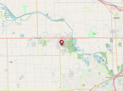 Map of Grand Valley State University campus, USA