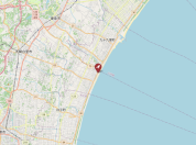 Map of Kujukurihama, Japan