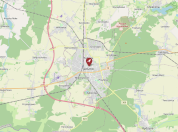 Map of Leszno, Poland