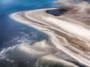 Wadden sea from the air