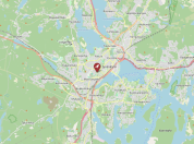 Map of Jyväskylä, Finland