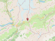 Map of Swiss Alps, Switzerland
