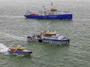 The three ships of the national research fleet